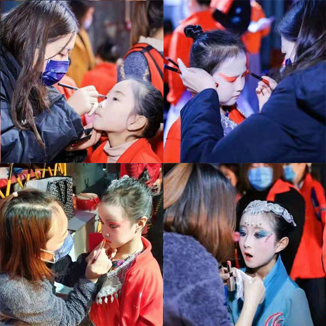 良徑學子助陣北京電視臺和木偶劇院演出活動 演員妝造