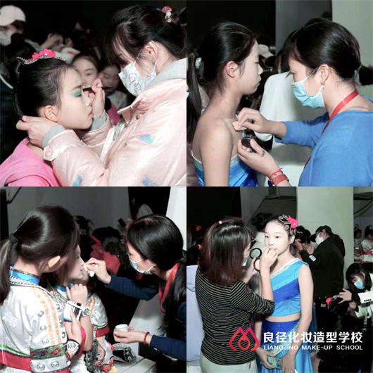 BTV北京良径化妆学校学员化妆实习 学员化妆14